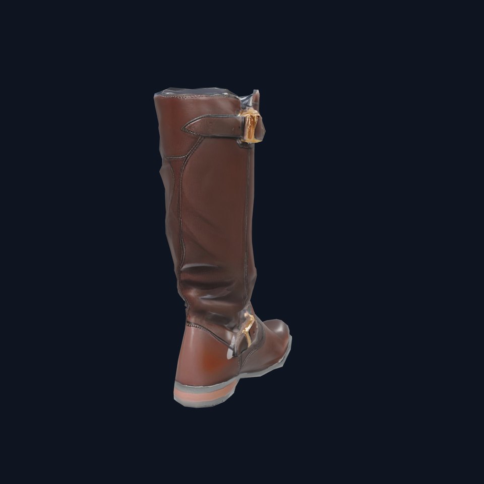 Elegant Brown Boot model pack